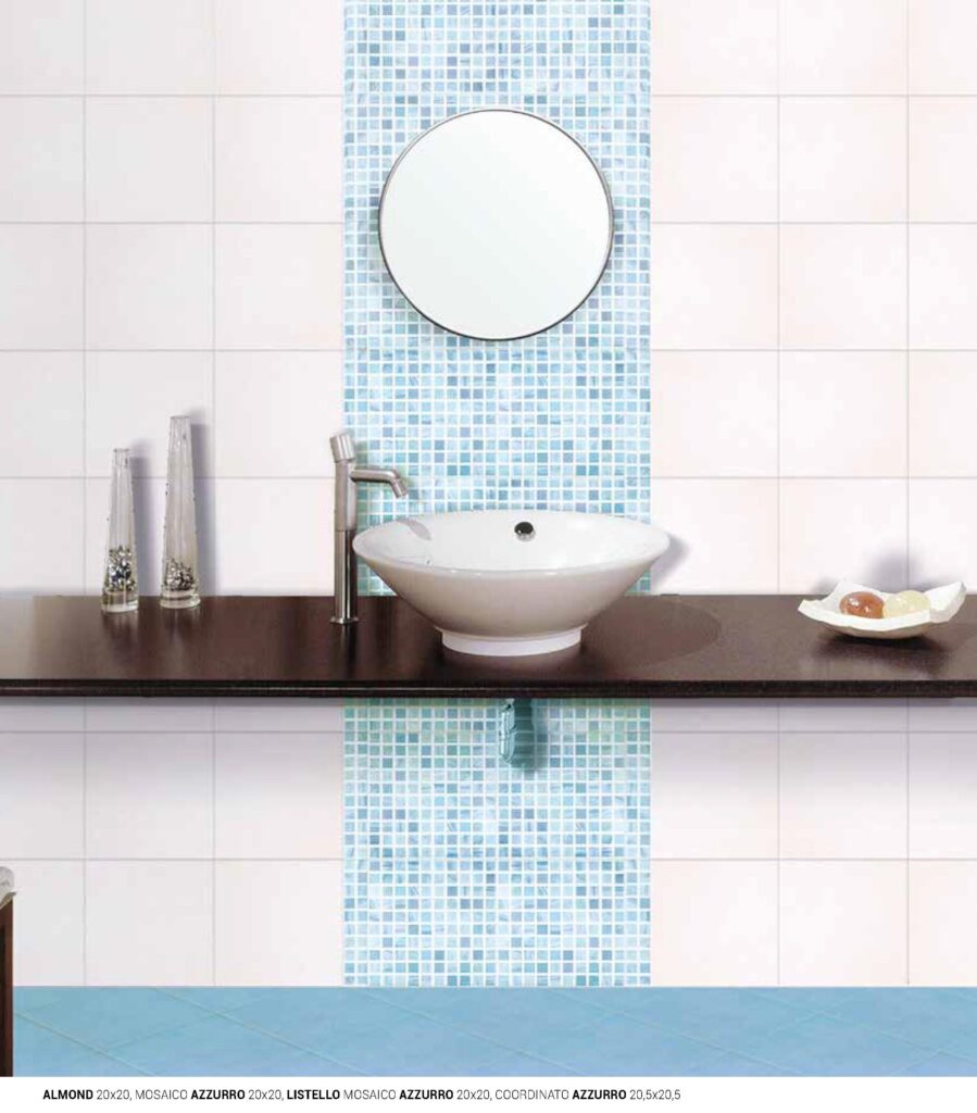 Piastrelle Bagno Mosaico Azzurro.Pavimento Mosaico Coordinato Azzurro 20 5x20 5 Edilmarketshop It